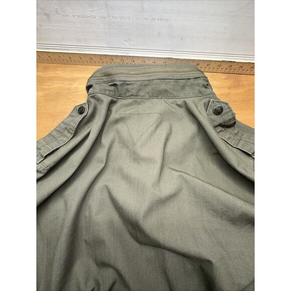 Men Military Jacket extra large by Levi's inspired Green collar hoody VTG - Picture 4 of 11